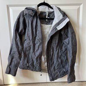 north face rain coat